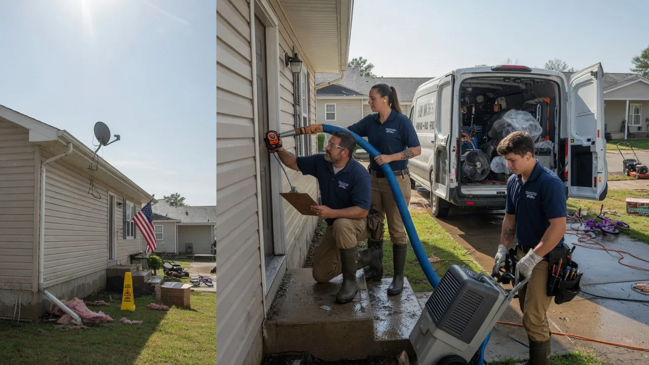 Ceiling Water Damage Restoration in Prairie Creek, IN near me
